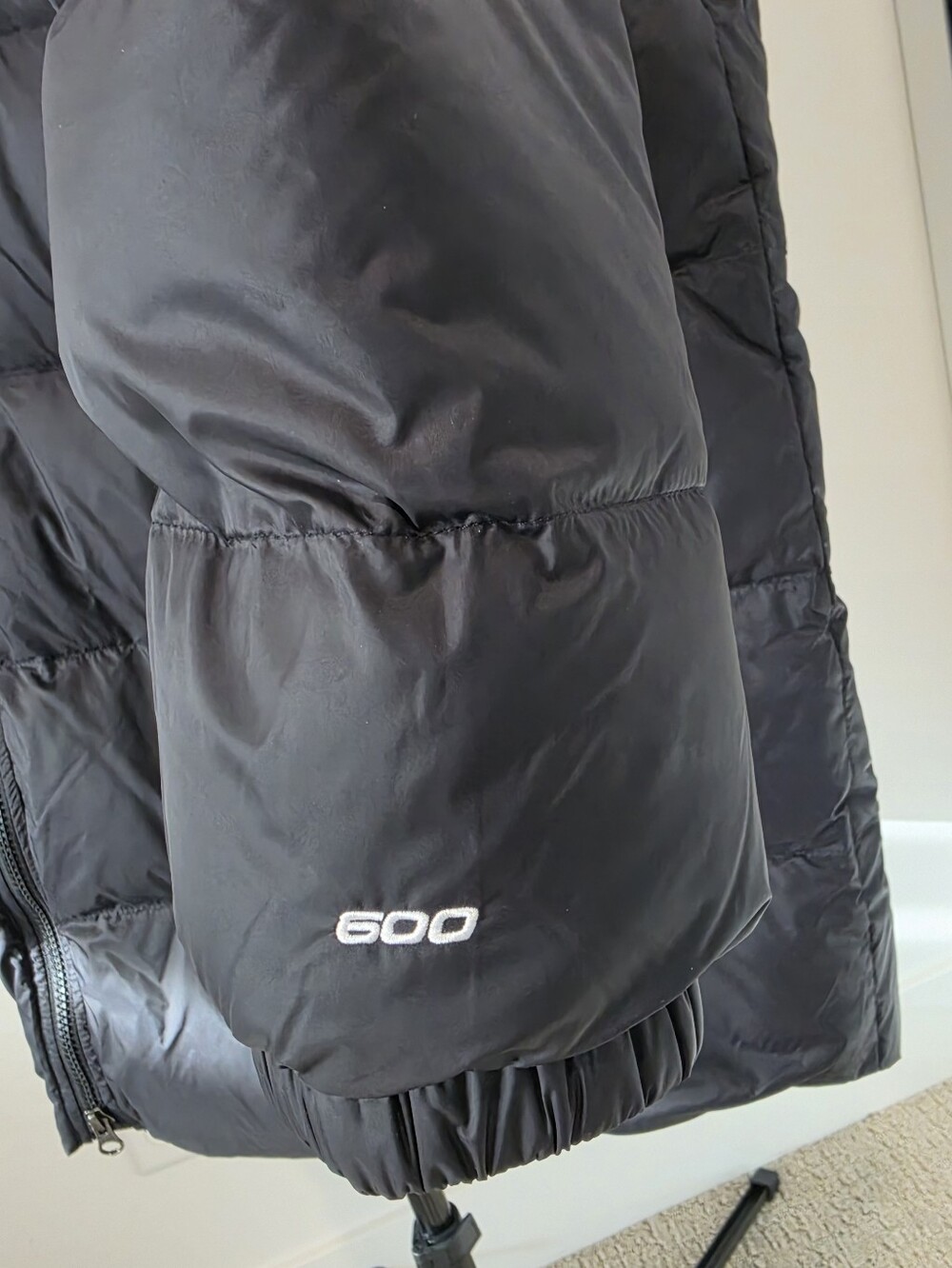 The North Face Down Hooded Parka Black 600 Fill Long Puffer Jacket Men's Sz XXL - Picture 4 of 14